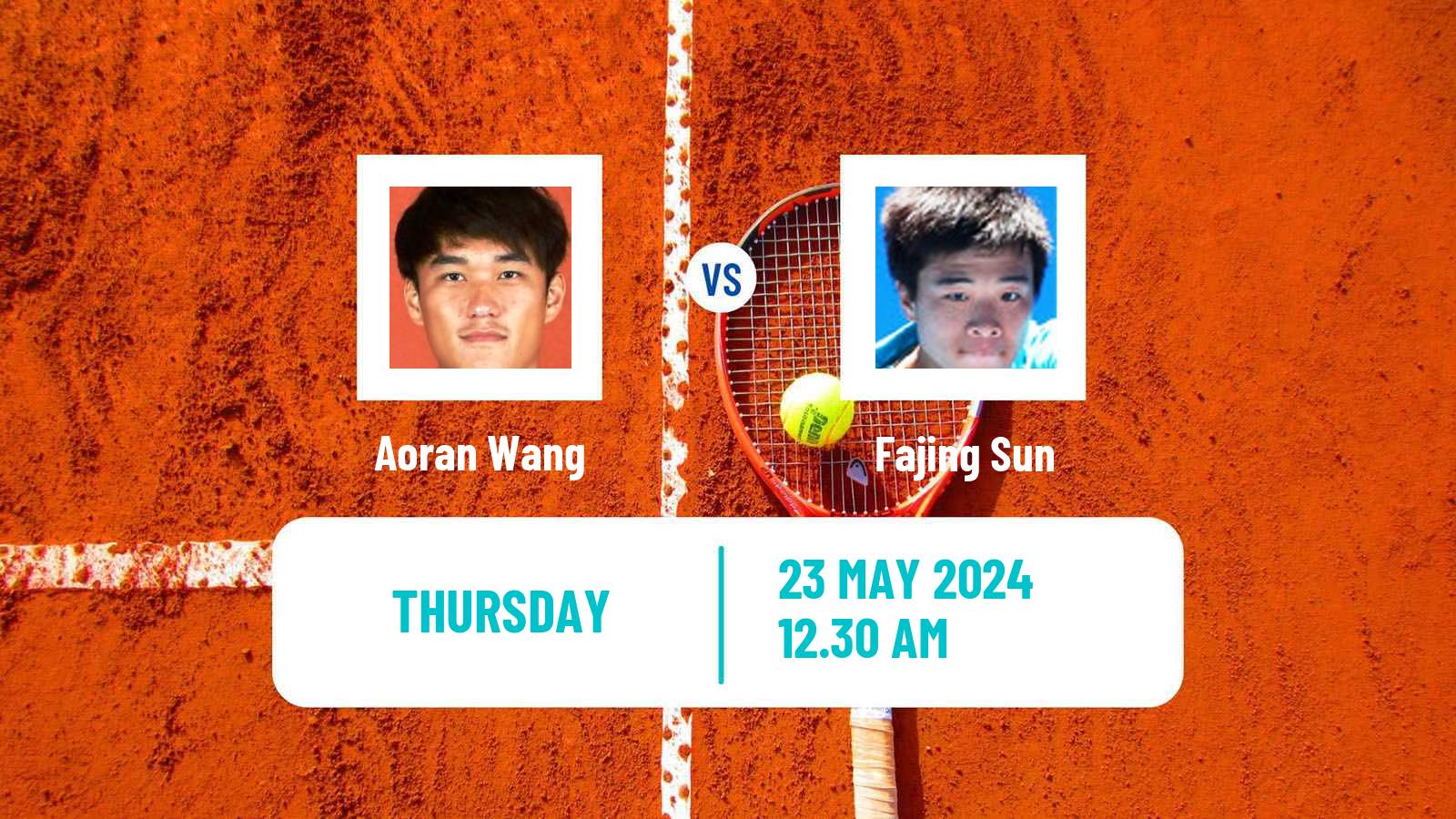Tennis ITF M25 Anning Men Aoran Wang - Fajing Sun
