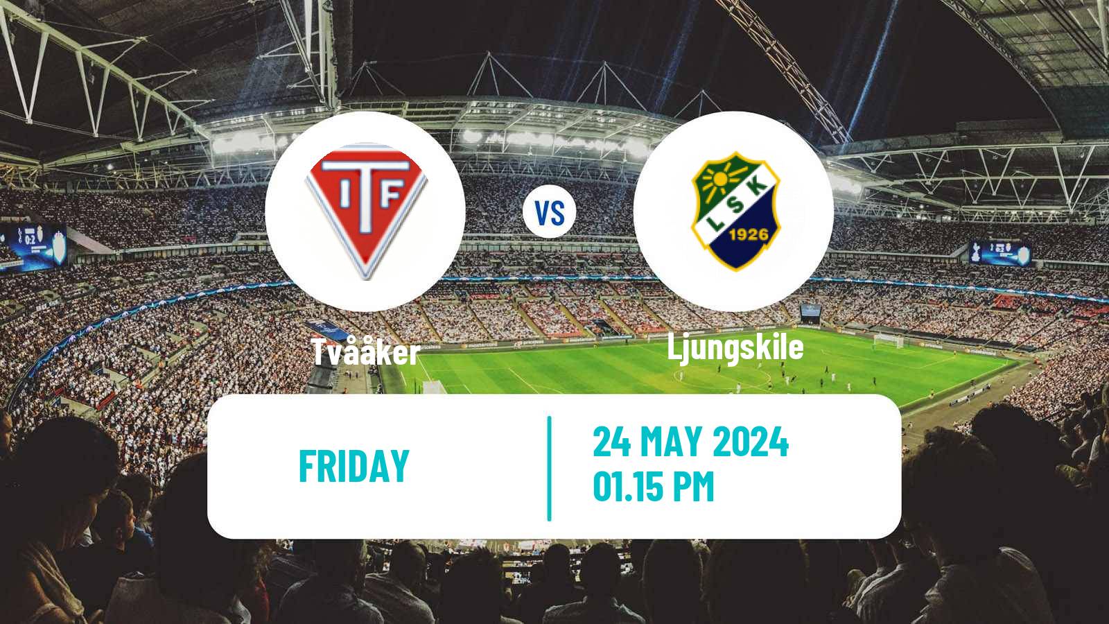 Soccer Swedish Division 1 Södra Tvååker - Ljungskile