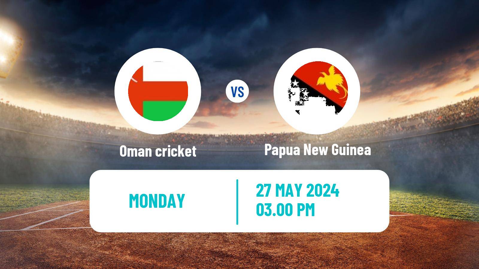 Cricket ICC World Twenty20 Oman - Papua New Guinea