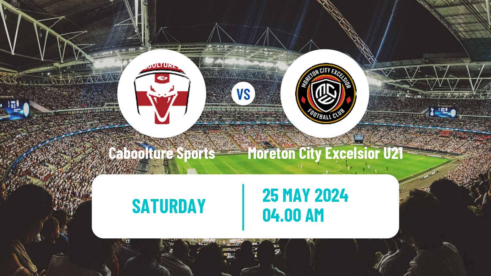 Soccer Australian Queensland Premier League Caboolture Sports - Moreton City Excelsior U21