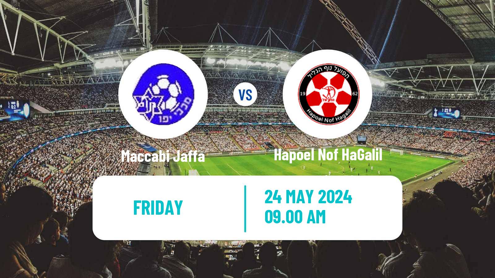 Soccer Israeli Liga Leumit Maccabi Jaffa - Hapoel Nof HaGalil