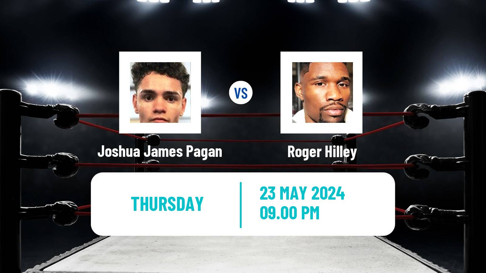 Boxing Lightweight Others Matches Men Joshua James Pagan - Roger Hilley