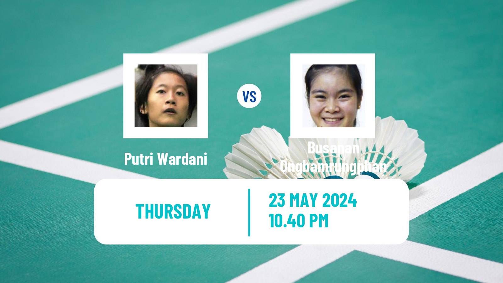 Badminton BWF World Tour Malaysia Masters Women Putri Wardani - Busanan Ongbamrungphan