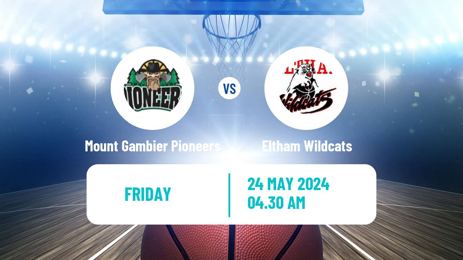 Basketball Australian NBL1 South Women Mount Gambier Pioneers - Eltham Wildcats