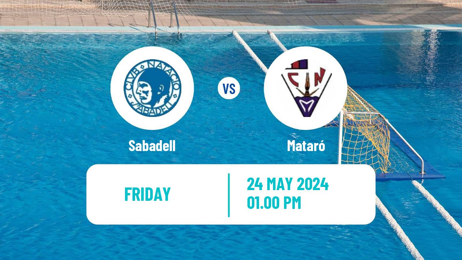 Water polo Spanish Liga Premaat Women Sabadell - Mataró