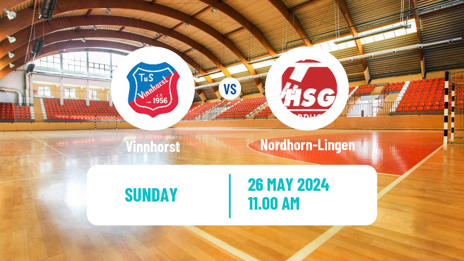 Handball German 2 Bundesliga Handball Vinnhorst - Nordhorn-Lingen