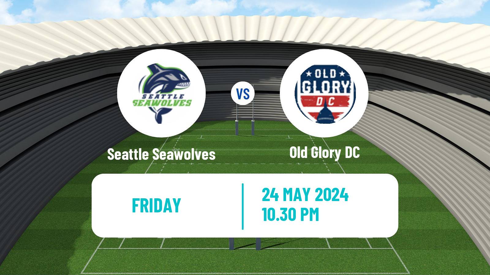 Rugby union USA Major League Rugby Seattle Seawolves - Old Glory DC