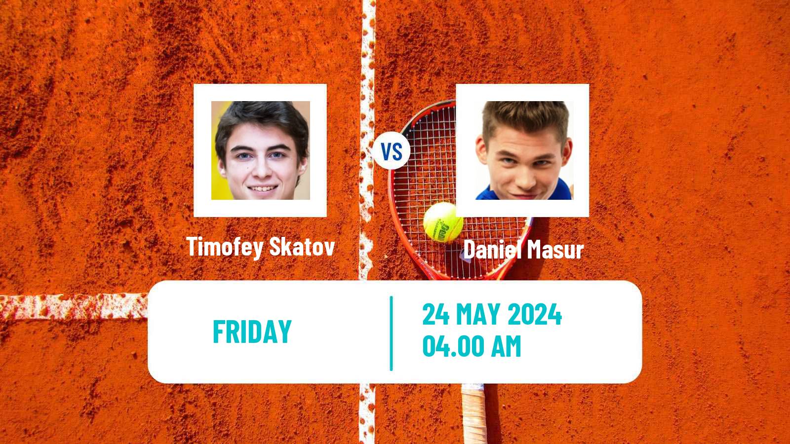 Tennis Augsburg Challenger Men Timofey Skatov - Daniel Masur