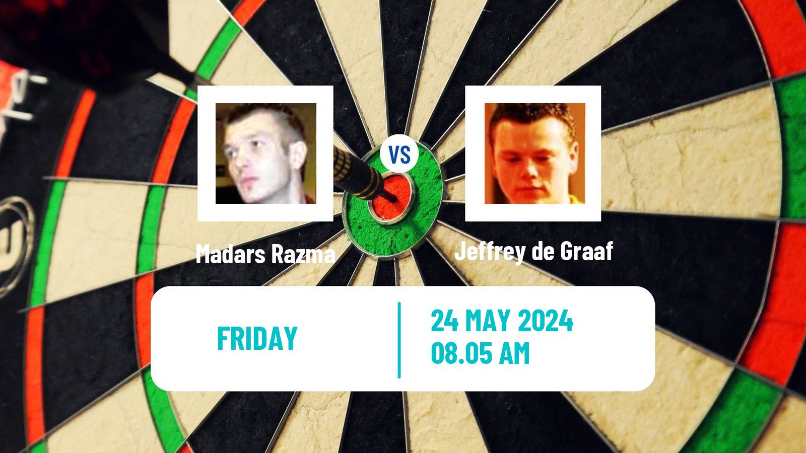 Darts European Tour 7 Madars Razma - Jeffrey de Graaf