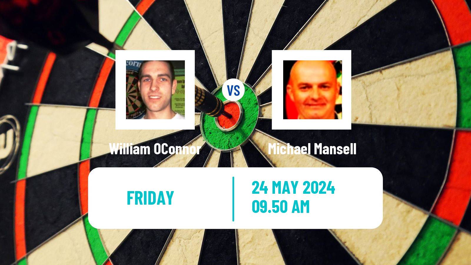 Darts European Tour 7 William OConnor - Michael Mansell