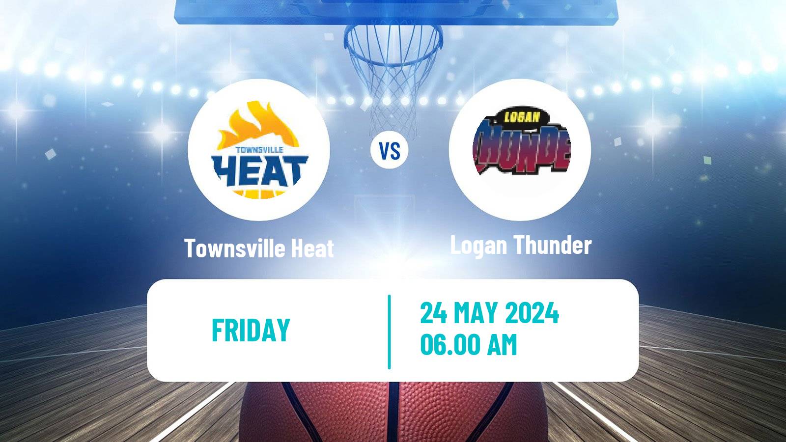 Basketball Australian NBL1 North Townsville Heat - Logan Thunder