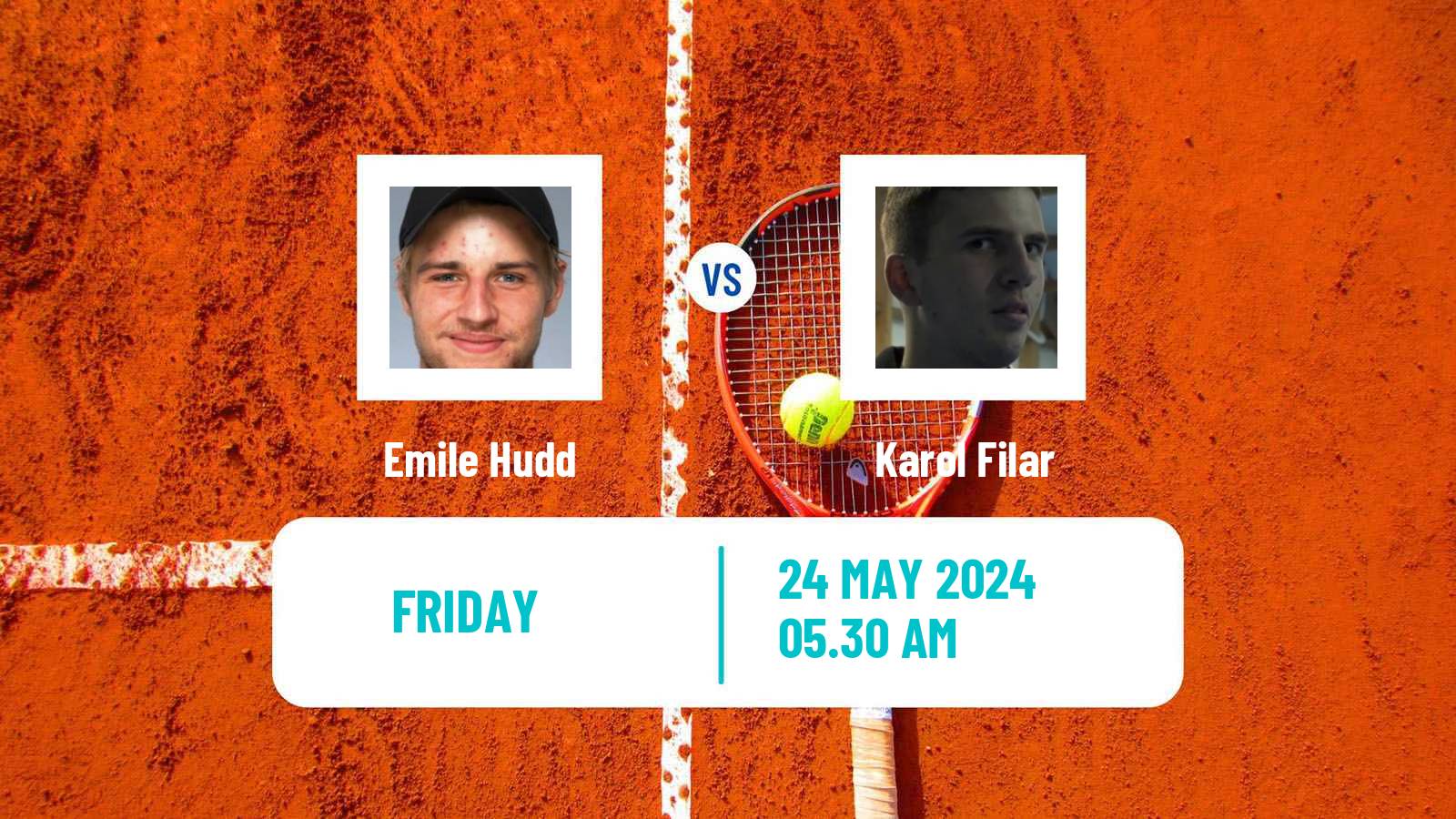 Tennis ITF M15 Celje Men Emile Hudd - Karol Filar