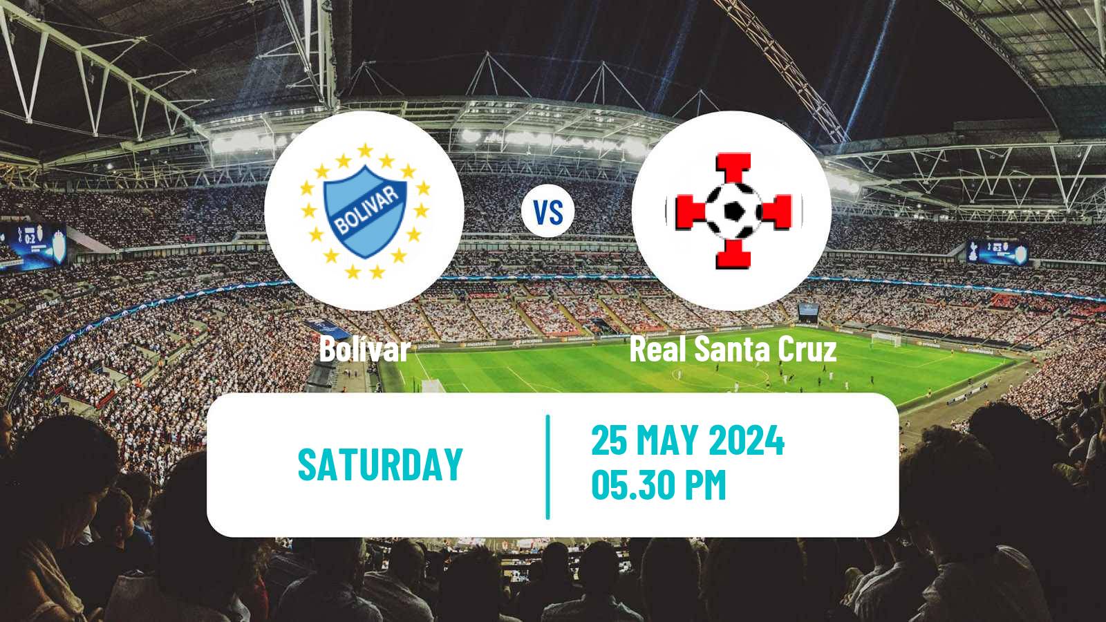 Soccer Bolivian Division Profesional Bolívar - Real Santa Cruz