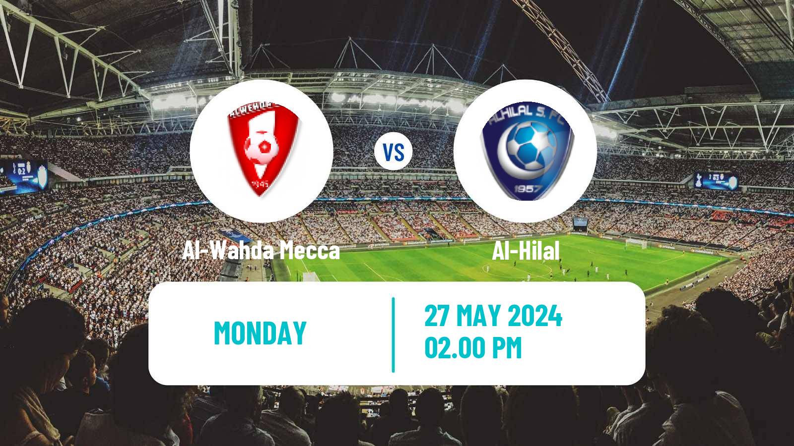 Soccer Saudi Professional League Al-Wahda Mecca - Al-Hilal