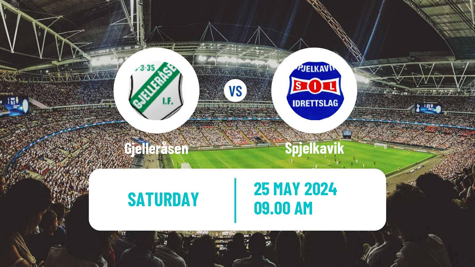 Soccer Norwegian Division 3 - Group 5 Gjelleråsen - Spjelkavik