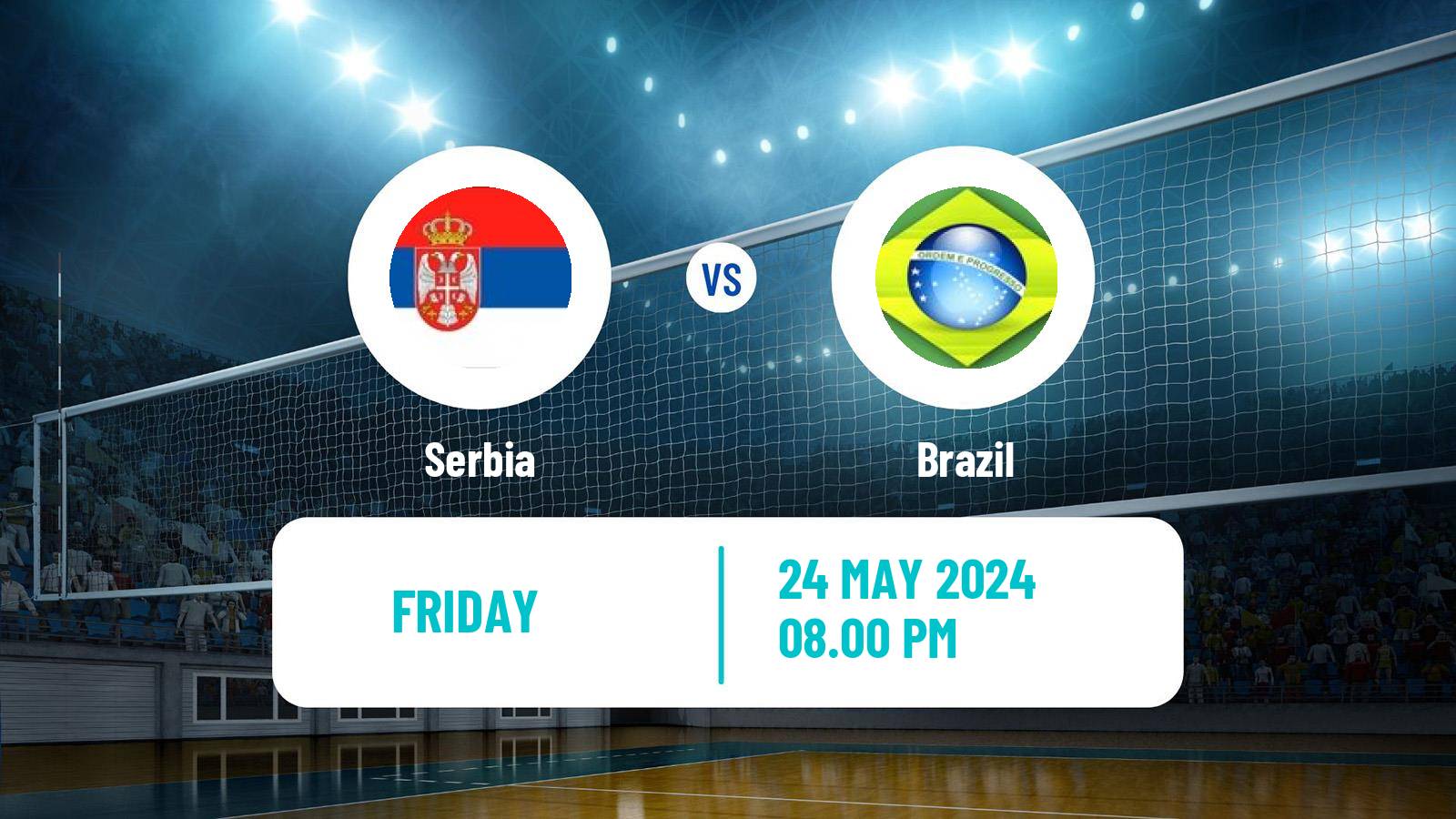 Volleyball Nations League Volleyball Serbia - Brazil