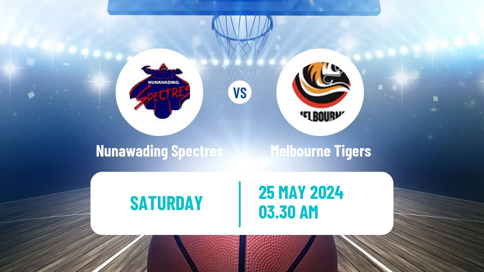 Basketball Australian NBL1 South Women Nunawading Spectres - Melbourne Tigers