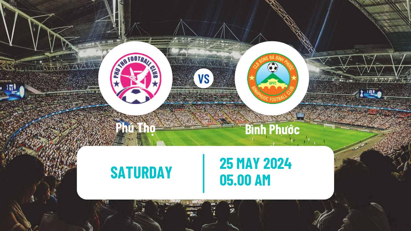 Soccer Vietnamese V League 2 Phú Thọ - Bình Phước