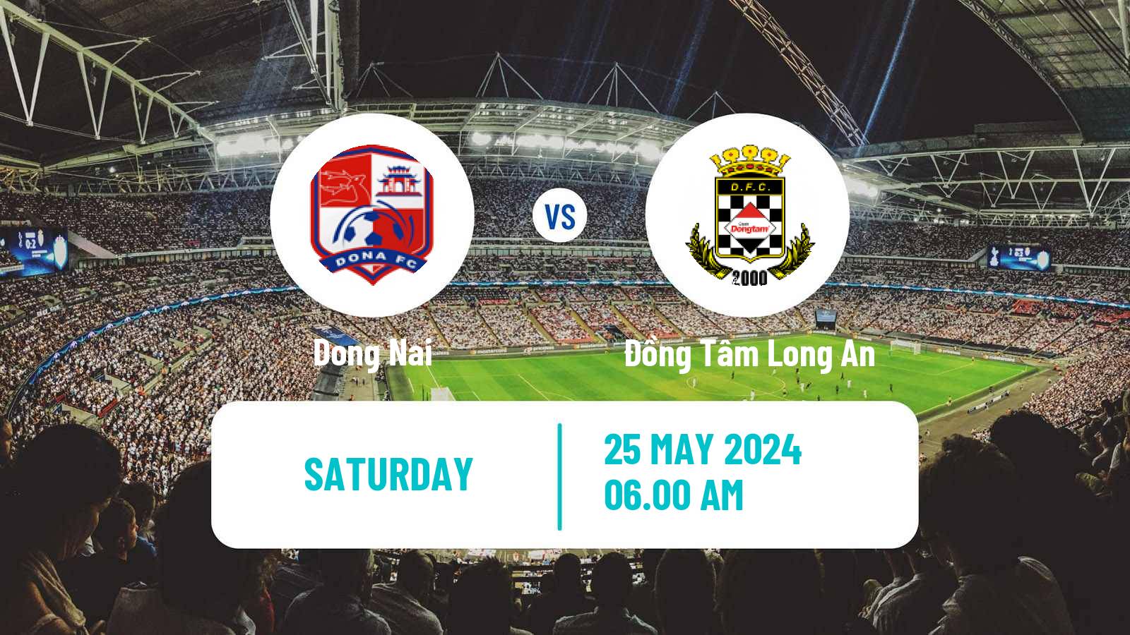 Soccer Vietnamese V League 2 Dong Nai - Đồng Tâm Long An