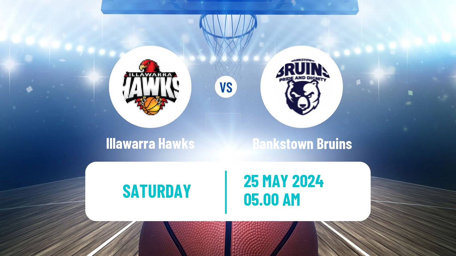 Basketball Australian NBL1 East Illawarra Hawks - Bankstown Bruins