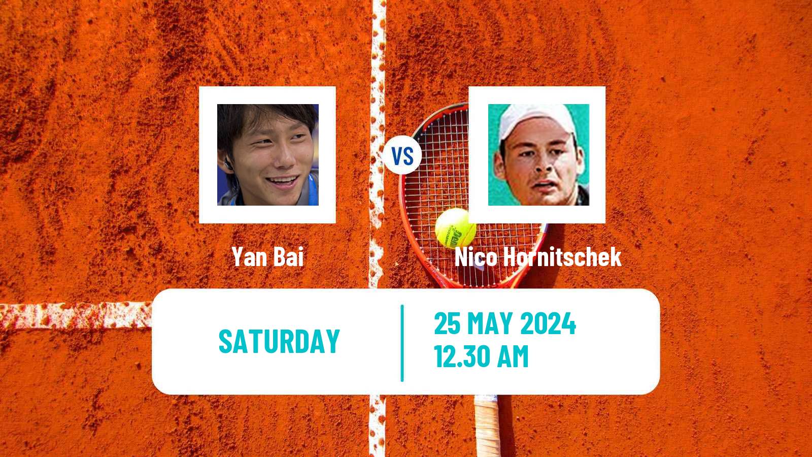 Tennis ITF M25 Anning Men Yan Bai - Nico Hornitschek