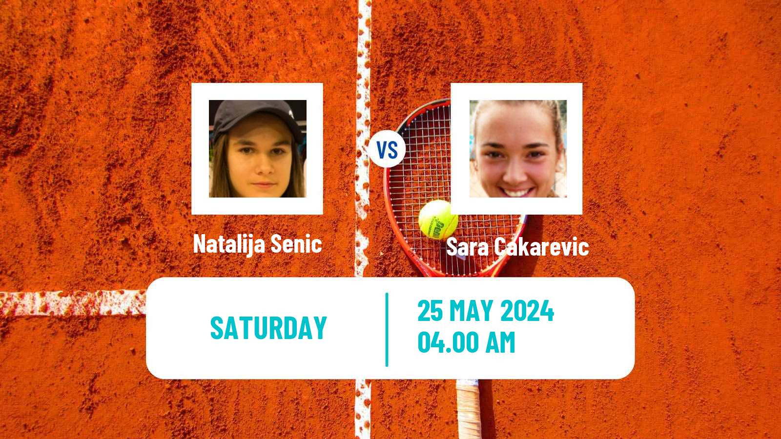 Tennis ITF W35 Kursumlijska Banja Women Natalija Senic - Sara Cakarevic