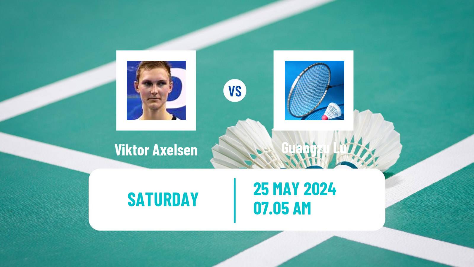 Badminton BWF World Tour Malaysia Masters Men Viktor Axelsen - Guangzu Lu