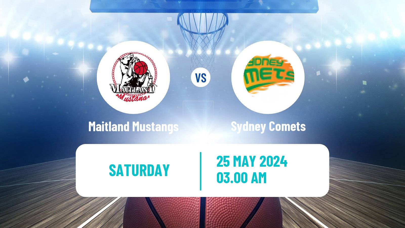 Basketball Australian NBL1 East Women Maitland Mustangs - Sydney Comets