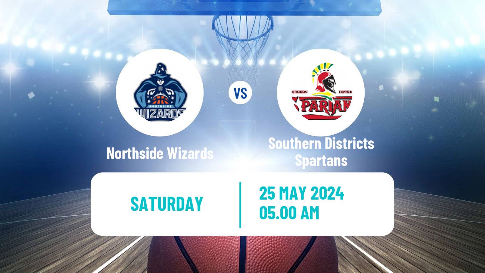 Basketball Australian NBL1 North Northside Wizards - Southern Districts Spartans