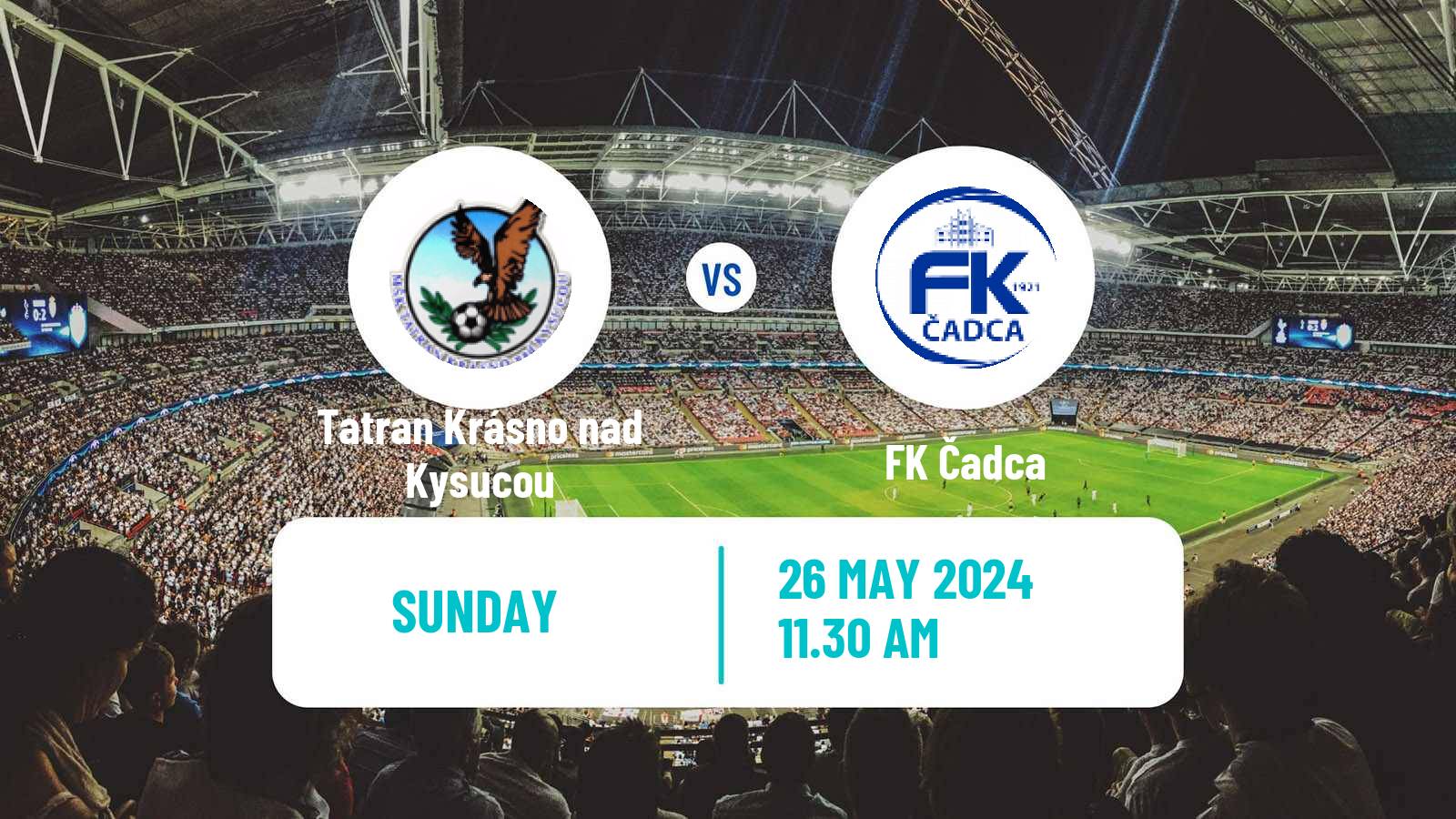 Soccer Slovak 4 Liga Central Tatran Krásno nad Kysucou - Čadca