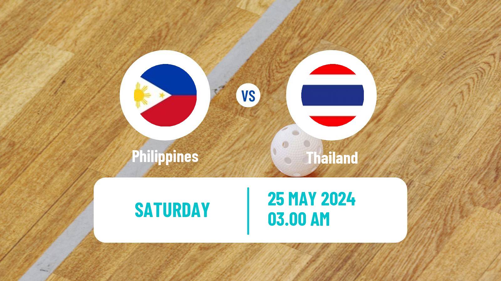 Floorball World Championship Floorball Philippines - Thailand