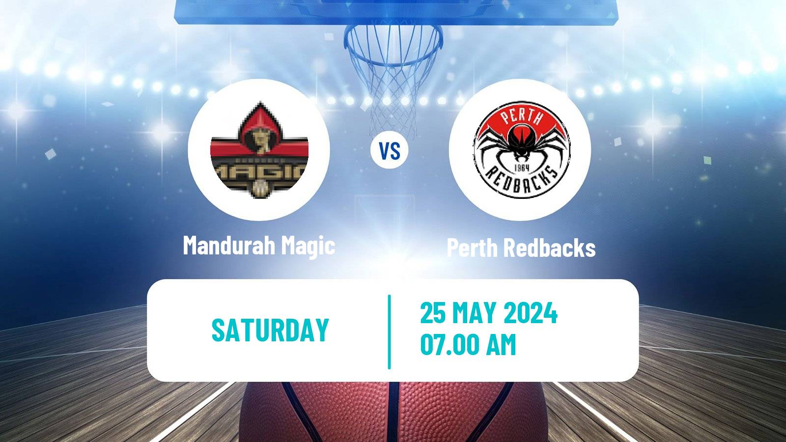 Basketball Australian NBL1 West Mandurah Magic - Perth Redbacks