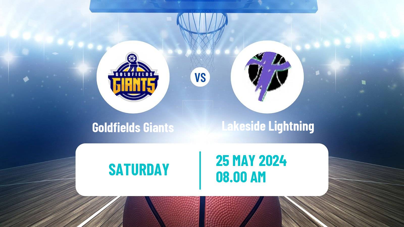 Basketball Australian NBL1 West Goldfields Giants - Lakeside Lightning