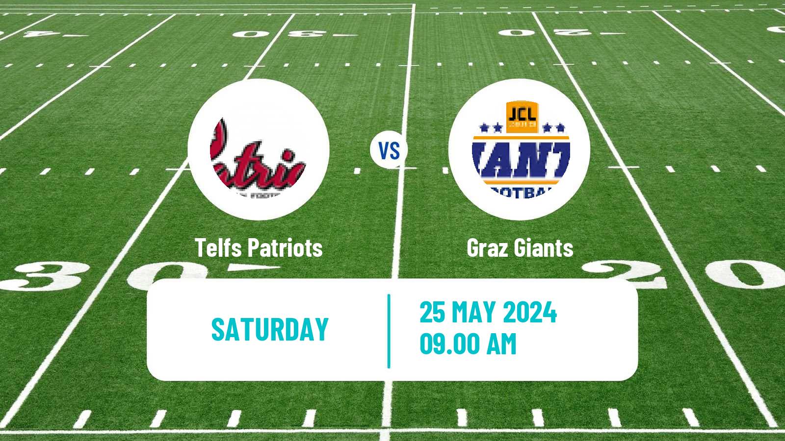 American football Austrian Football League Telfs Patriots - Graz Giants