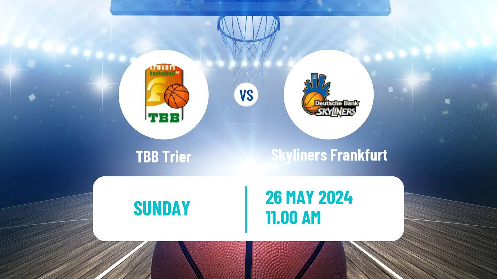 Basketball German Pro A Basketball Trier - Skyliners Frankfurt