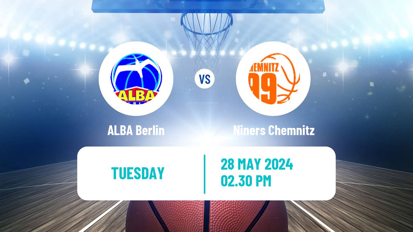 Basketball German BBL ALBA Berlin - Niners Chemnitz