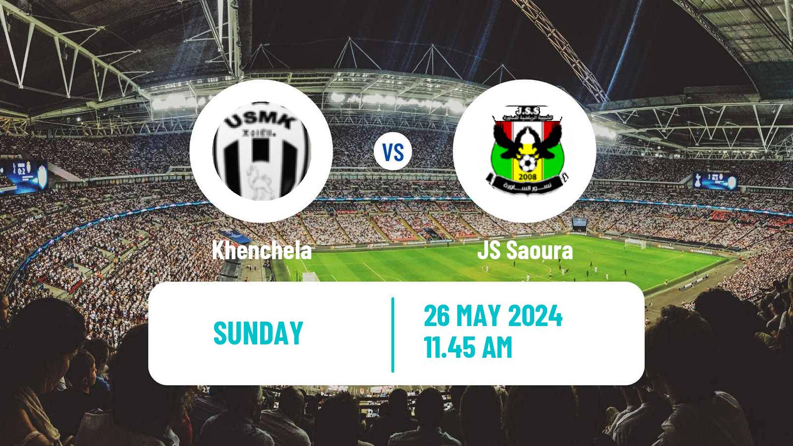 Soccer Algerian Ligue 1 Khenchela - Saoura