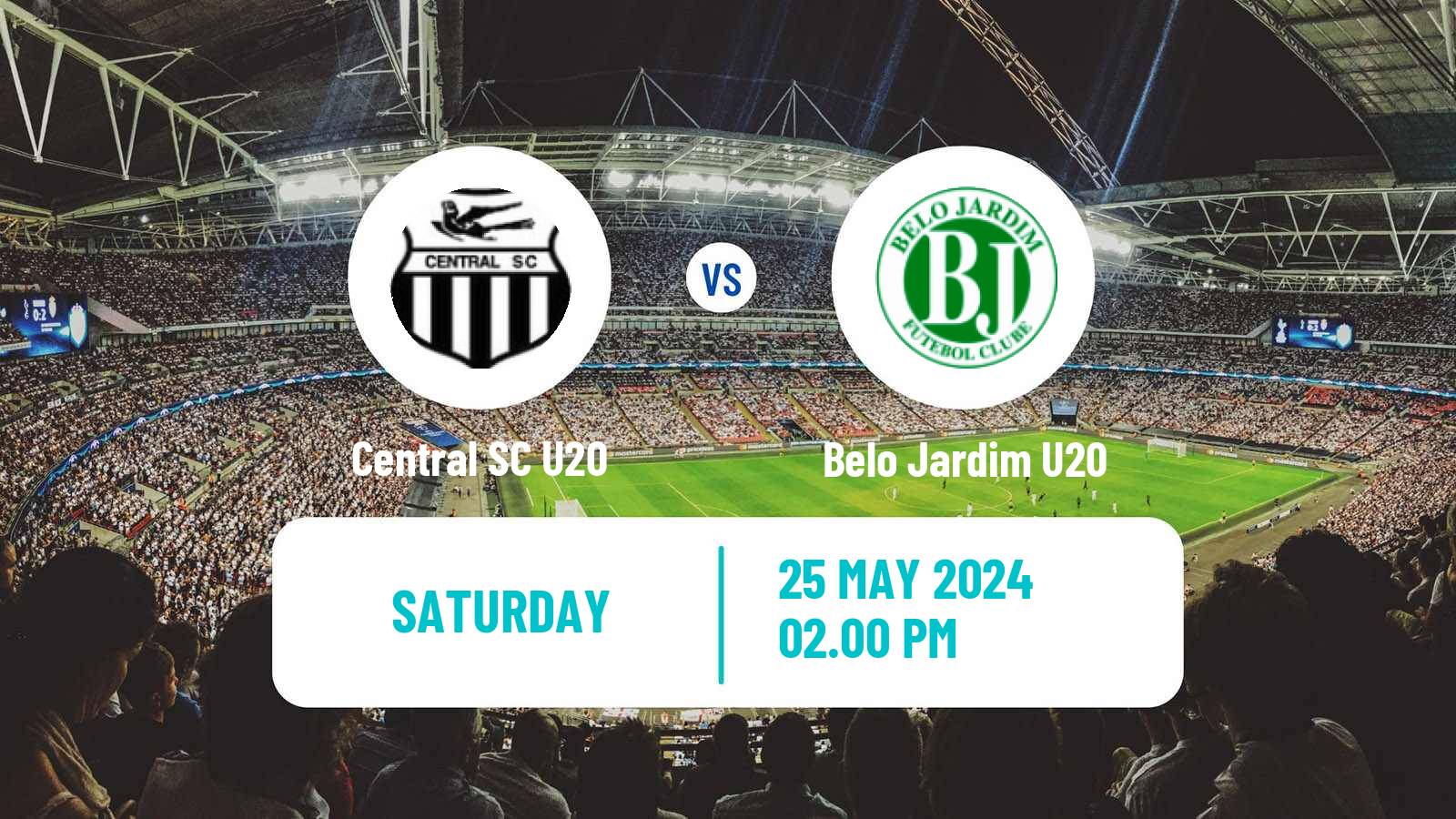 Soccer Brazilian Pernambucano U20 Central SC U20 - Belo Jardim U20