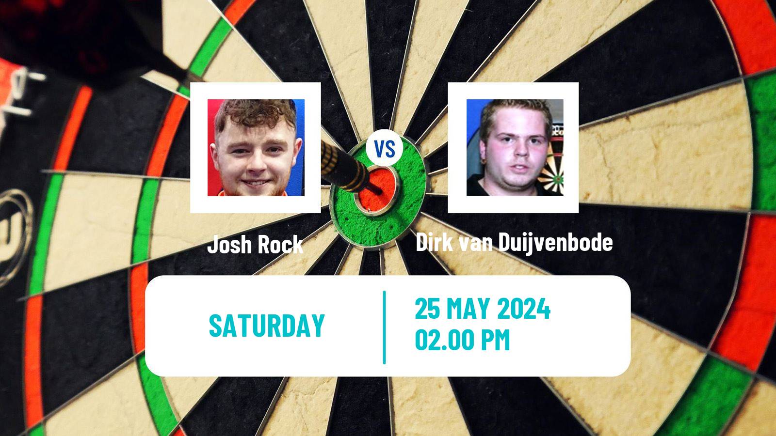 Darts European Tour 7 Josh Rock - Dirk van Duijvenbode