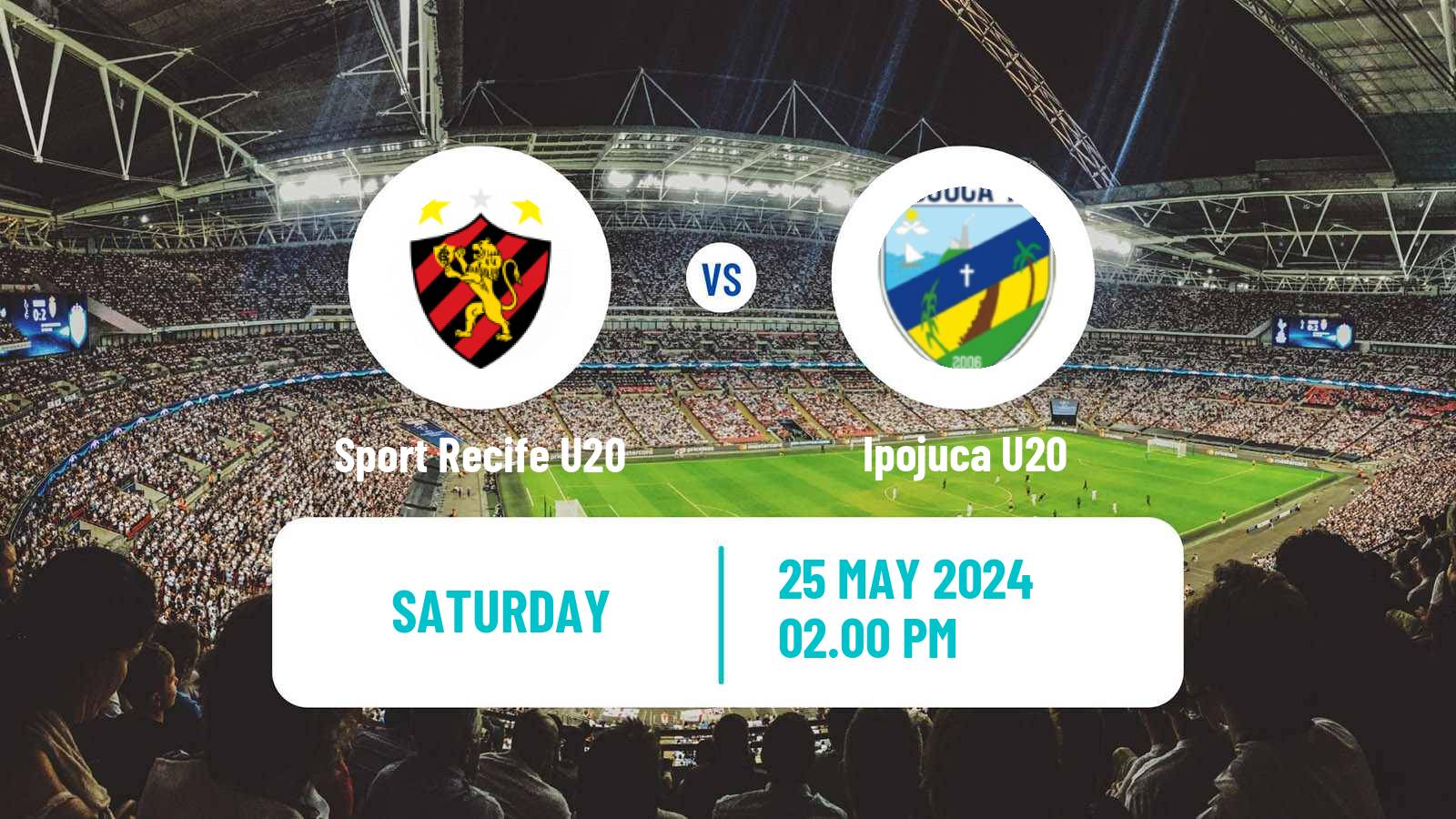 Soccer Brazilian Pernambucano U20 Sport Recife U20 - Ipojuca U20