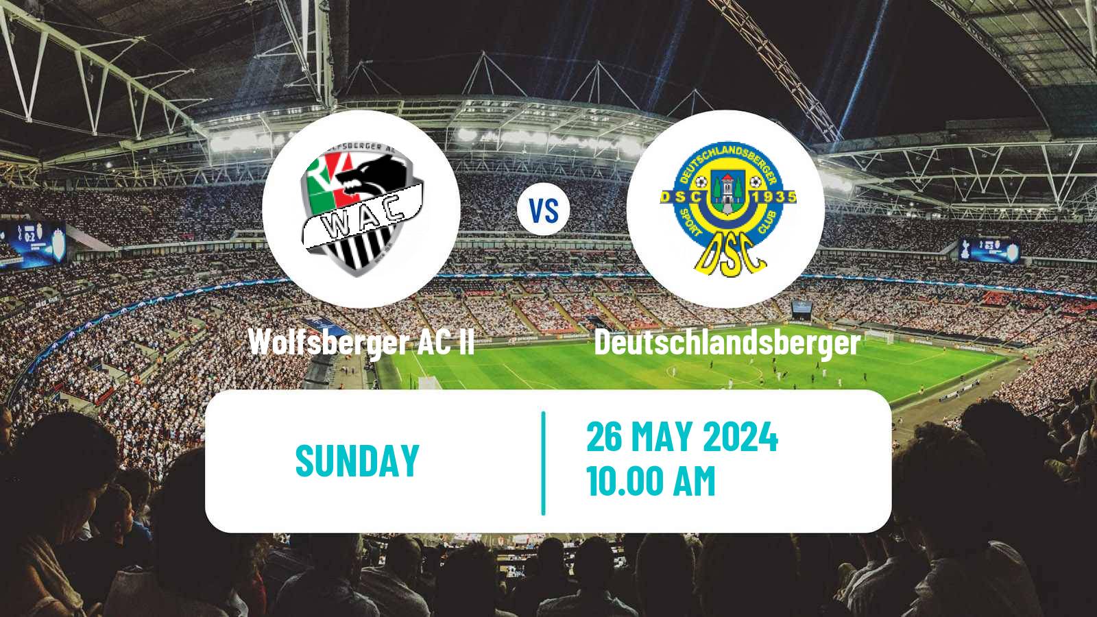 Soccer Austrian Regionalliga Central Wolfsberger AC II - Deutschlandsberger