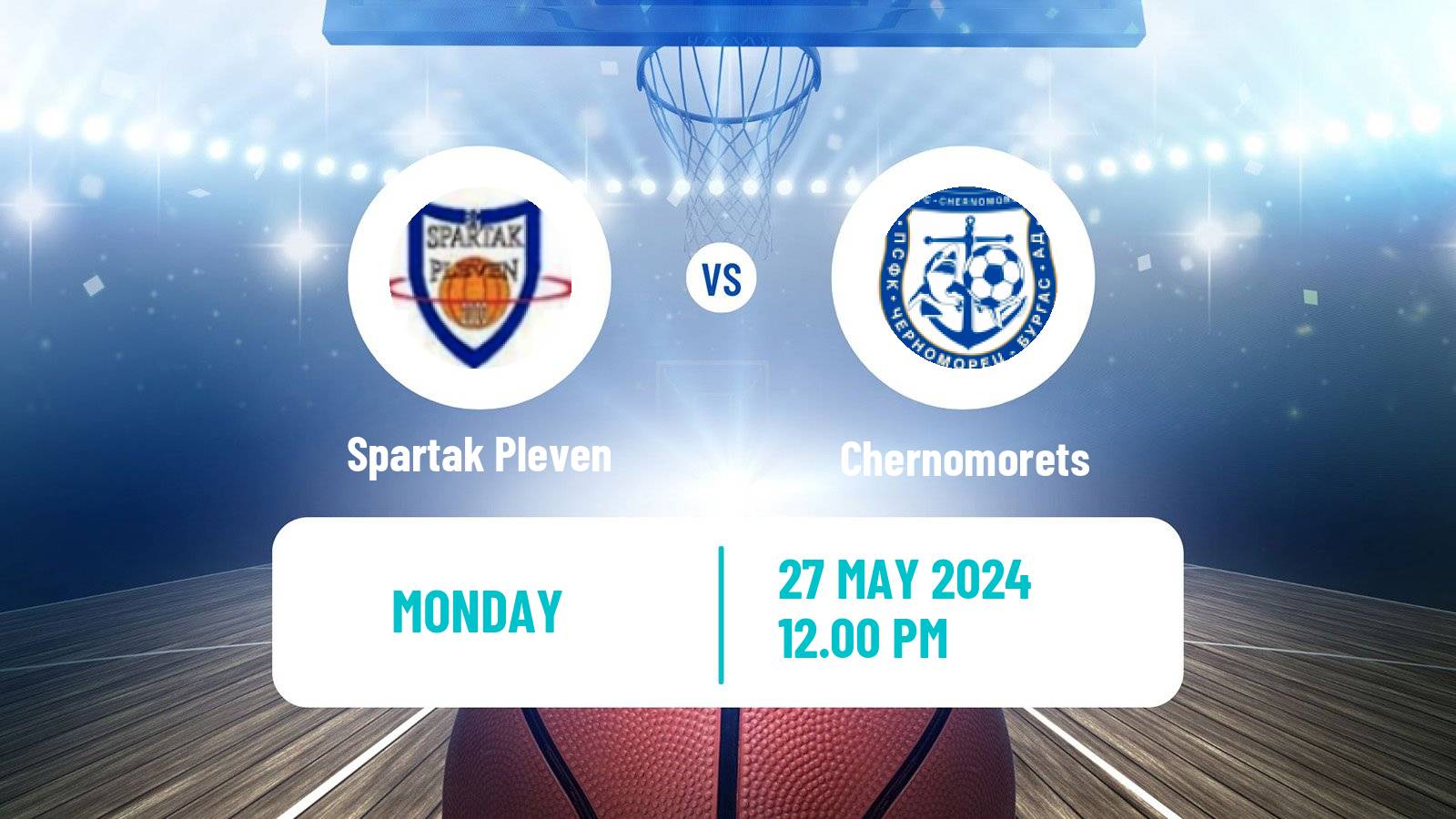 Basketball Bulgarian NBL Spartak Pleven - Chernomorets