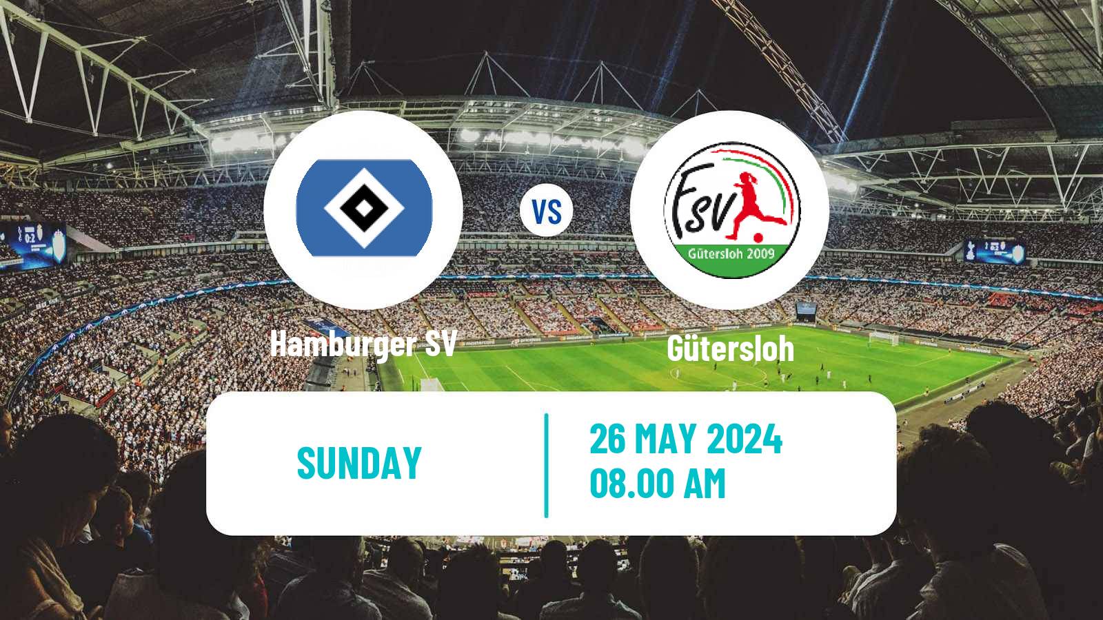 Soccer German 2 Bundesliga Women Hamburger SV - Gütersloh