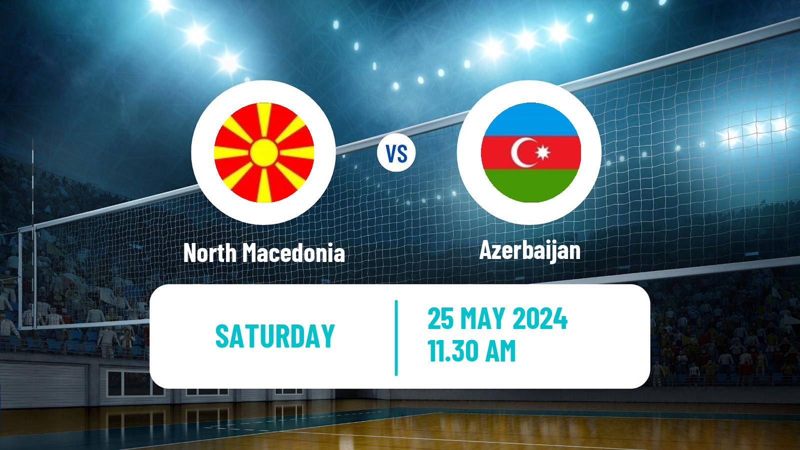 Volleyball Golden European League Volleyball North Macedonia - Azerbaijan