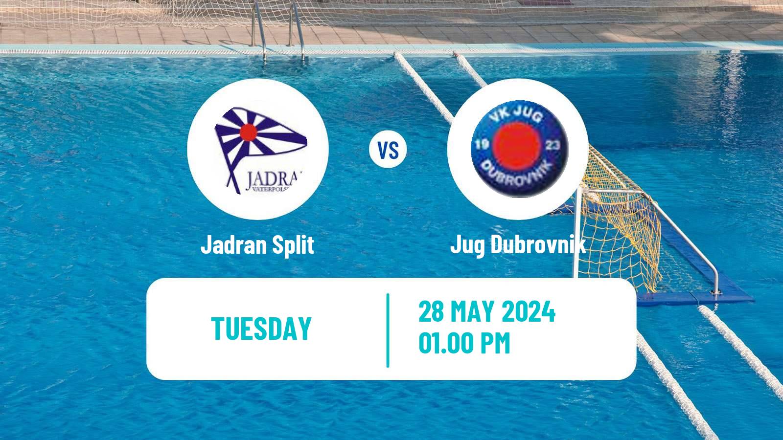 Water polo Croatian Water Polo Prva Liga Jadran Split - Jug Dubrovnik