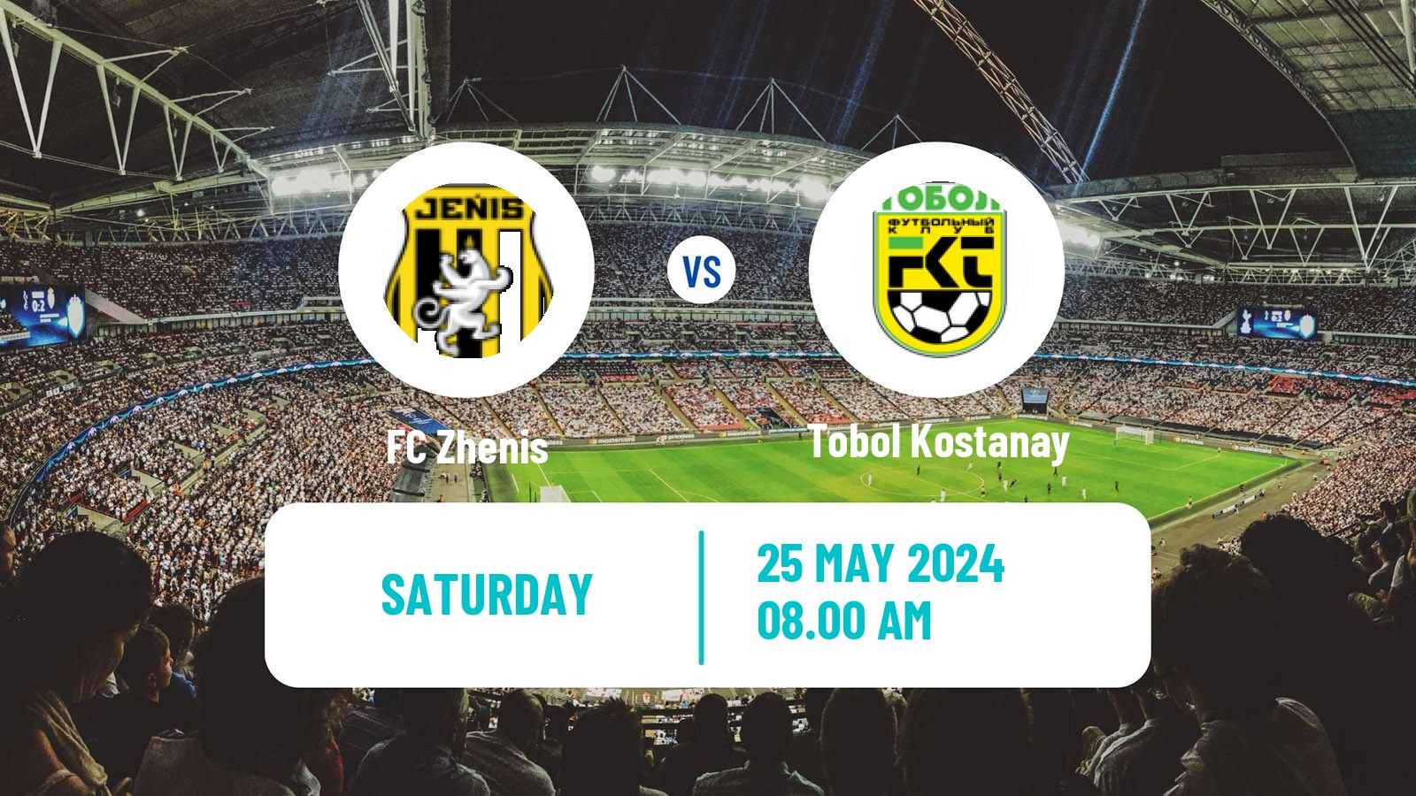 Soccer Kazakh League Cup Zhenis - Tobol Kostanay