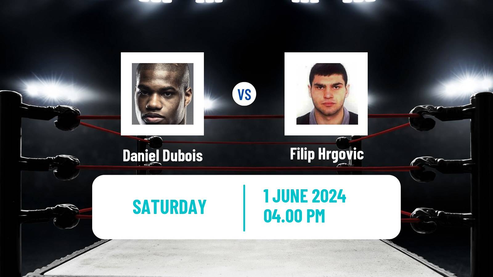 Boxing Heavyweight Others Matches Men Daniel Dubois - Filip Hrgovic