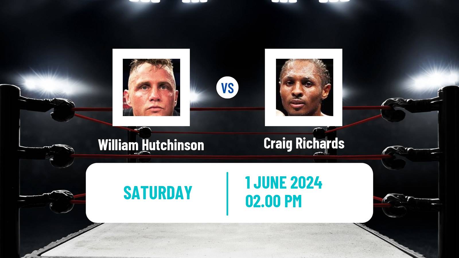 Boxing Light Heavyweight Men Others Matches William Hutchinson - Craig Richards