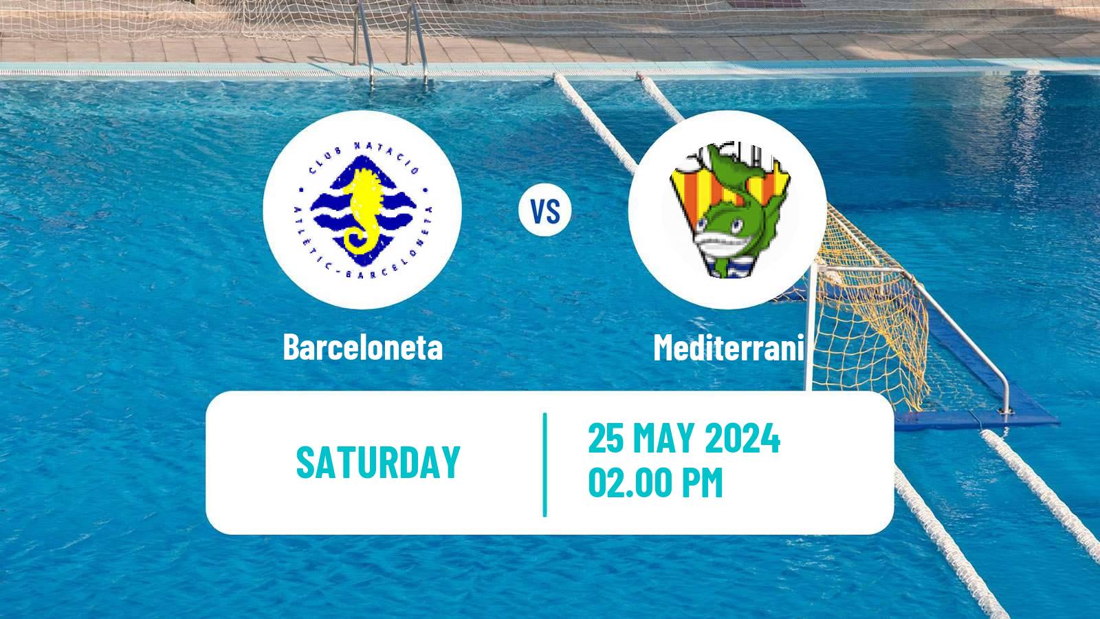 Water polo Spanish Liga Premaat Women Barceloneta - Mediterrani