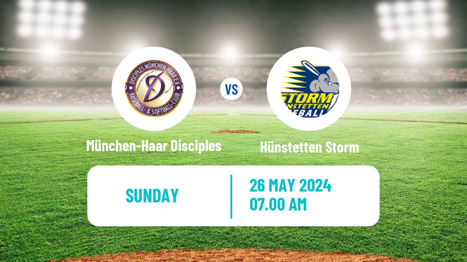 Baseball German Bundesliga South Baseball München-Haar Disciples - Hünstetten Storm